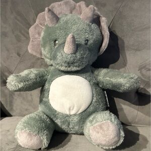 NWOT DreamGro Dream Gro Green Triceratops Dinosaur Light & Lullaby Soother